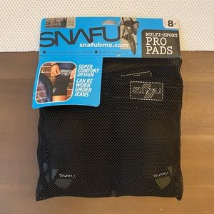 Snafu Multi-Sport Pro Knee and Elbow Pads (Fits Under Pants) 4 Pads In Total New